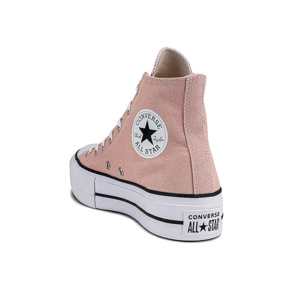 Converse Chuck Taylor All Star Lift Canvas Platform High Top Sneaker Pink 8 38 - Picture 5 of 9